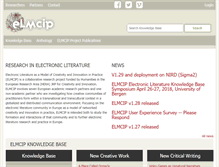 Tablet Screenshot of elmcip.net